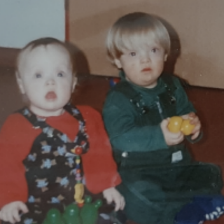 Hanna und ihr Freund als Kleinkinder (privat)